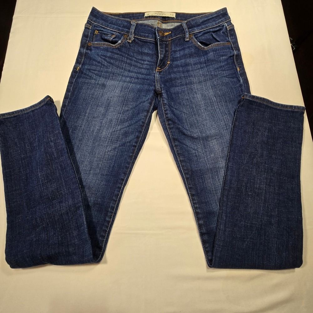 Abercrombie & Fitch The A&F Skinny Jeans Womens 4R W27‎ L33 Dark Wash Denim